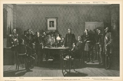 Jednání o kapitulaci v Donchery, Francie, 1.–2. září 1870 od German School