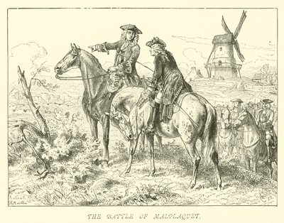Bitva o Malplaquet od German School