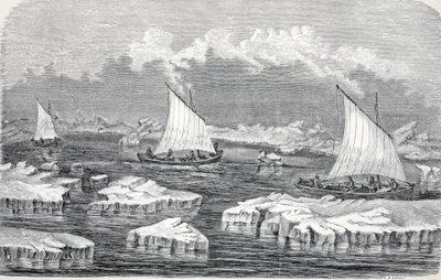 The Boats under Sail, pub. Londýn 1874 od German School