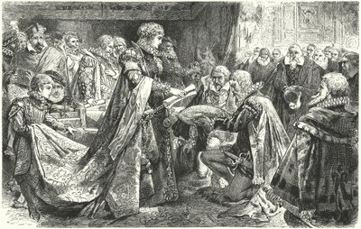 Nizozemská šlechta před Markétou Parmskou, guvernérkou Španělského Nizozemska, 1559 od German School