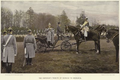Císaři vzdali hold Bismarckovi od German School