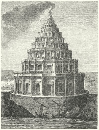 Pharos z Alexandrie, Egypt od German School
