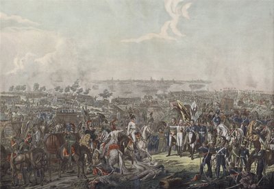 Kníže ze Schwarzenbergu přináší večer 18. října 1813 spojeneckým panovníkům zprávu o vítězství v bitvě u Lipska. od German School
