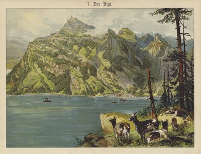 Rigi (barevné lito) od German School