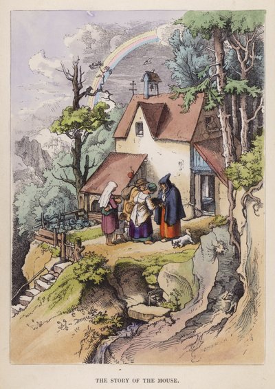Příběh myši (barva litho) od German School