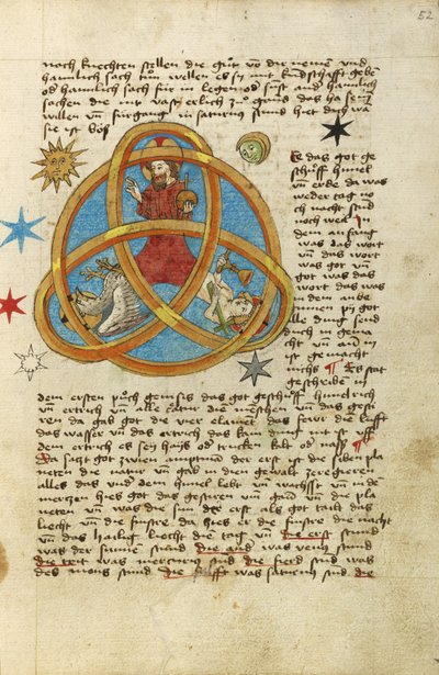 Trojice, asi 1464 (akvarel a tuš) od German School