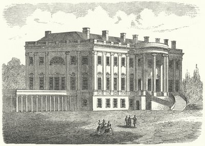 Bílý dům, Washington DC (rytina) od German School