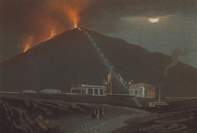 Erupce Vesuvu, 1880 od German School