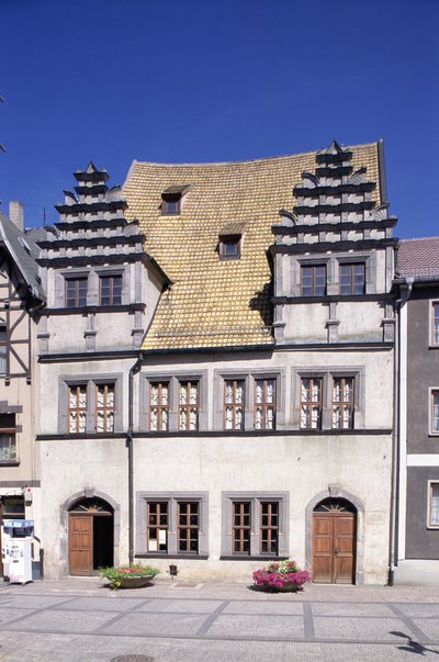 Pohled na dům Heinricha Schutze od German School