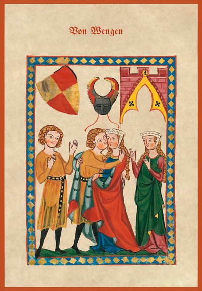 Von Wengen, kopie f.300r z Codexu Manesse od German School