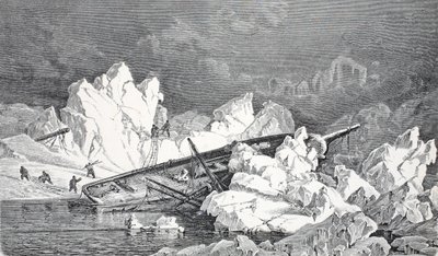 Vrak Hanzy, hospoda. Londýn 1874 od German School