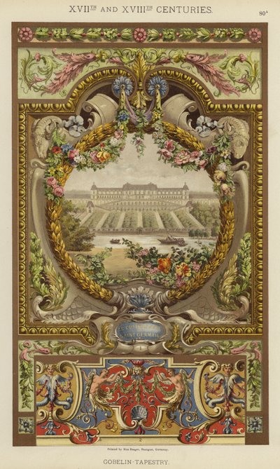 XVII. a XVIII. století, gobelín-tapisérie (barevné lito) od German School