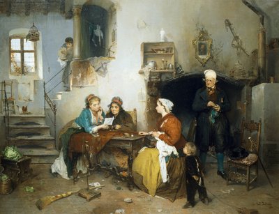 Dopis z tábora od Gerolamo Induno