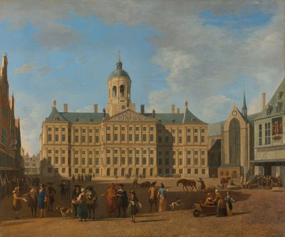 Radnice na přehradě v Amsterdamu od Gerrit Adriaenszoon Berckheyde
