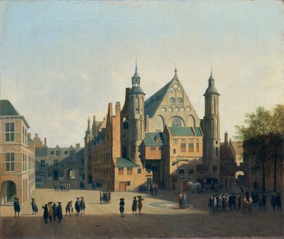 Pohled na Binnennhof v Haagu od Gerrit Adriaenszoon Berckheyde