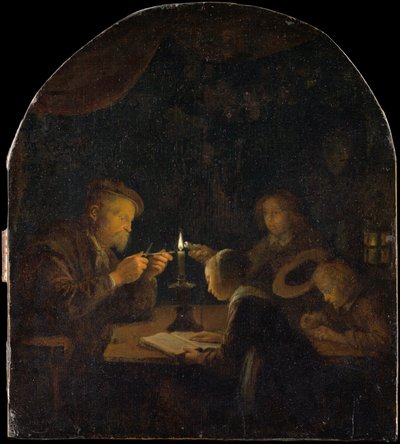 Večerní škola, ca. 1655-57. od Gerrit Dou