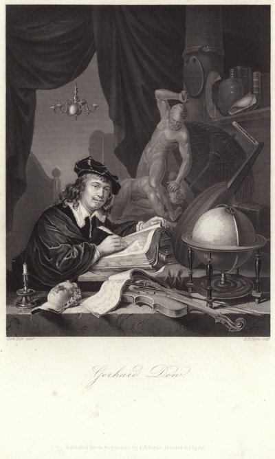 Portrét Gerrit Dou od Gerrit Dou