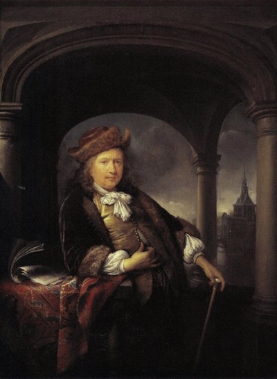 Autoportrét v padesáti letech od Gerrit Dou