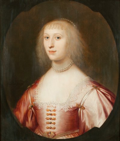Portrét Amálie ze Solms-Braunfels 1602-1675, 1634. od Gerrit van Honthorst