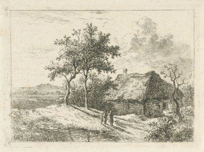 Tři postavy na farmě od Gerrit Jan Michaëlis