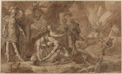 Odysseus a Teiresias od Gerrit Pietersz Sweelinck