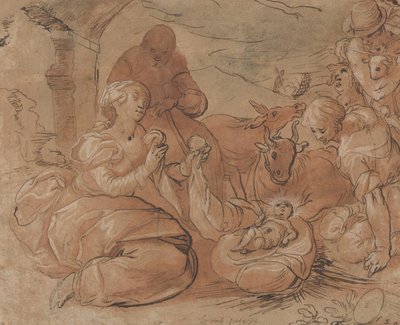 Klanění pastýřů, 1599. od Gerrit Pietersz Sweelink