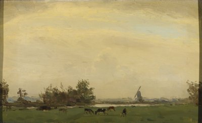 Luční krajina na řece Spaarne od Gerrit Willem Dijsselhof