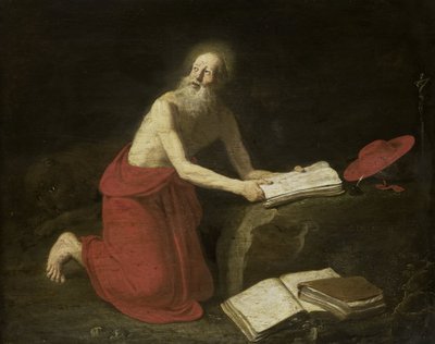 Svatý Jeroným od Gerrit de Haen