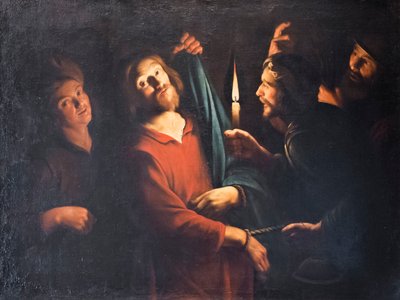 Vzít Krista od Gerrit van (follower of) Honthorst