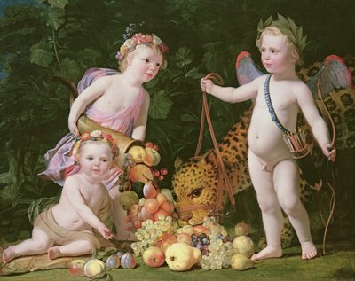 Alegorie míru a hojnosti, 1629 od Gerrit van Honthorst