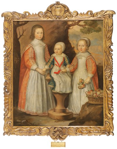 Portrét tří dětí George Prestona z Holkeru, 1650 od Gerrit van Honthorst
