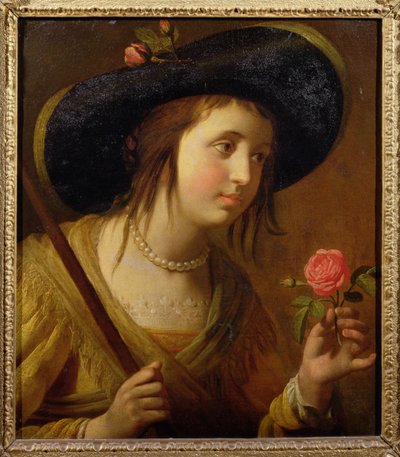 Princezna Žofie Česká (1630-1714), matka Jiřího I. jako pastýře od Gerrit van Honthorst