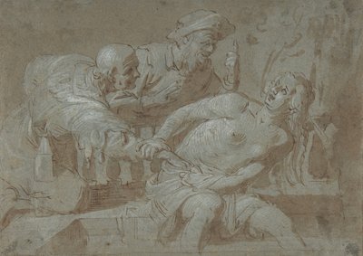 Susanna a starší, počátek 17.–polovina 17. století. od Gerrit van Honthorst