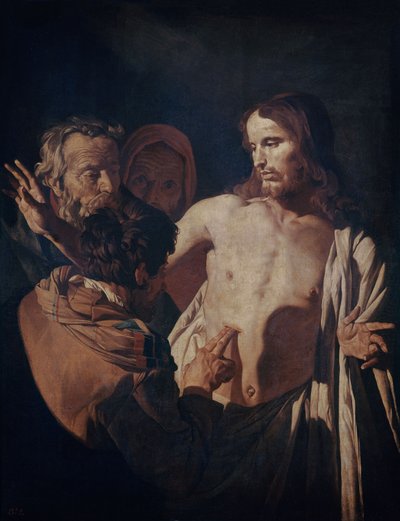Neuvěřitelnost svatého Tomáše, kolem roku 1620 (olej na plátně) od Gerrit van Honthorst