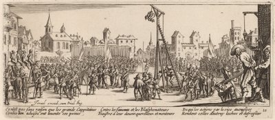 Strappado od Gerrit van Schagen after Jacques Callot