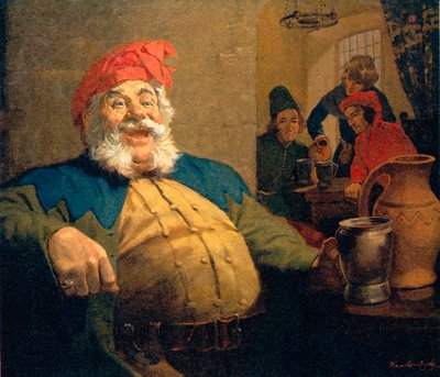 Sir John Falstaff od Gerritt Vandersyde
