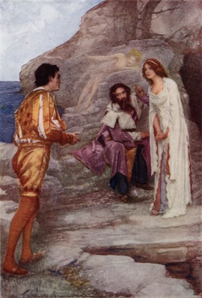 Bouře (barevné lito) od Gertrude E. Demain (after) Hammond