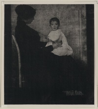 Portrét paní Wardové s dítětem od Gertrude Käsebier