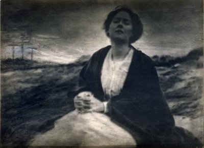 Dědictví mateřství, 190004 (platinový tisk s několika doplňky ručně) od Gertrude Käsebier