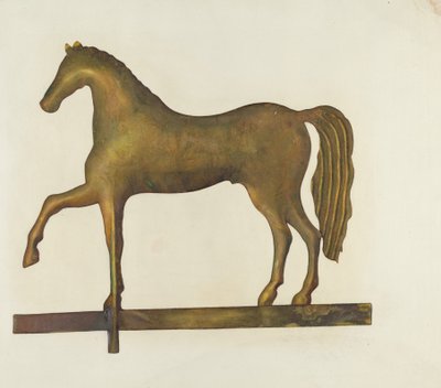 Weather Vane Horse, c. 1940. od Gertrude Koch