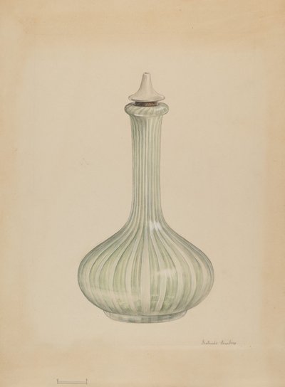 Barber Shop Bottle, c. 1936. od Gertrude Lemberg