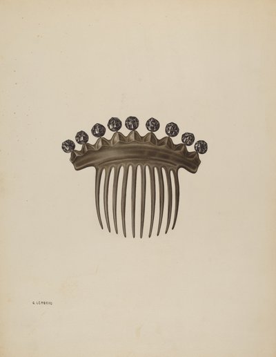 hřeben, c. 1939. od Gertrude Lemberg