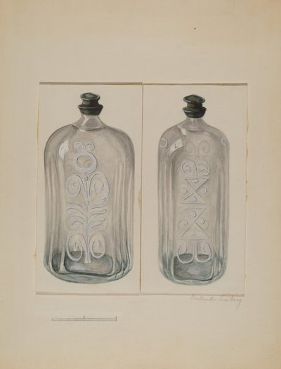 Cordial Bottle, c. 1936. od Gertrude Lemberg