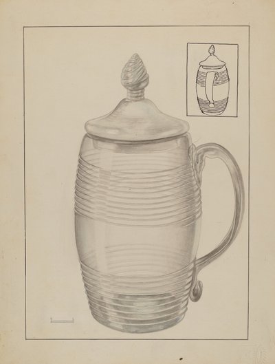 Přikrytý hrnek, c. 1936. od Gertrude Lemberg