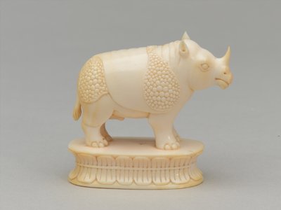 Bílý biskup, šachová figurka, Indie, circa 1820 od Geskel Saloman