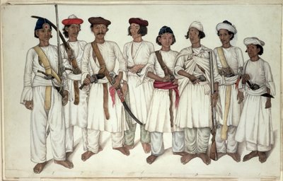 Osm Gurkhů, 1815 od Ghulam Ali Khan