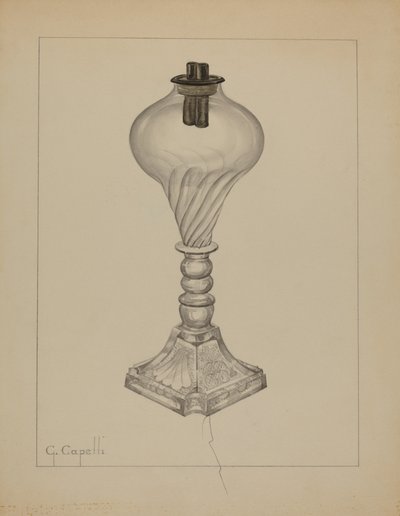 Lampa, c. 1937. od Giacinto Capelli
