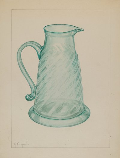 Melasový džbán, c. 1937. od Giacinto Capelli