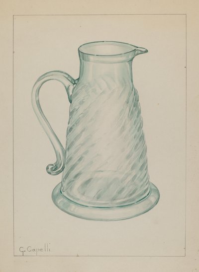 Melasový džbán, c. 1937. od Giacinto Capelli