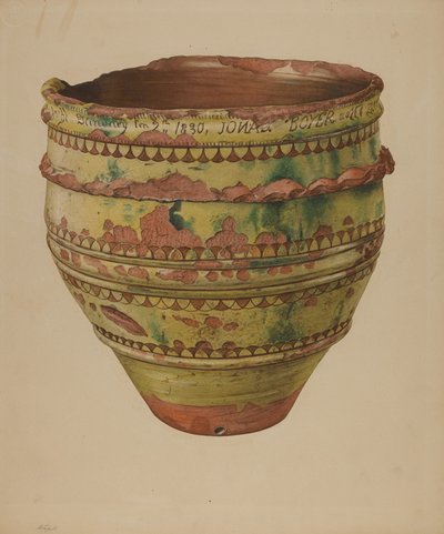 Sbohem. Německá žardiniéra, kolem roku 1939. od Giacinto Capelli